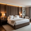 Snake Cay - Teakwood Upholstered Headboard | Architectural Fabrics