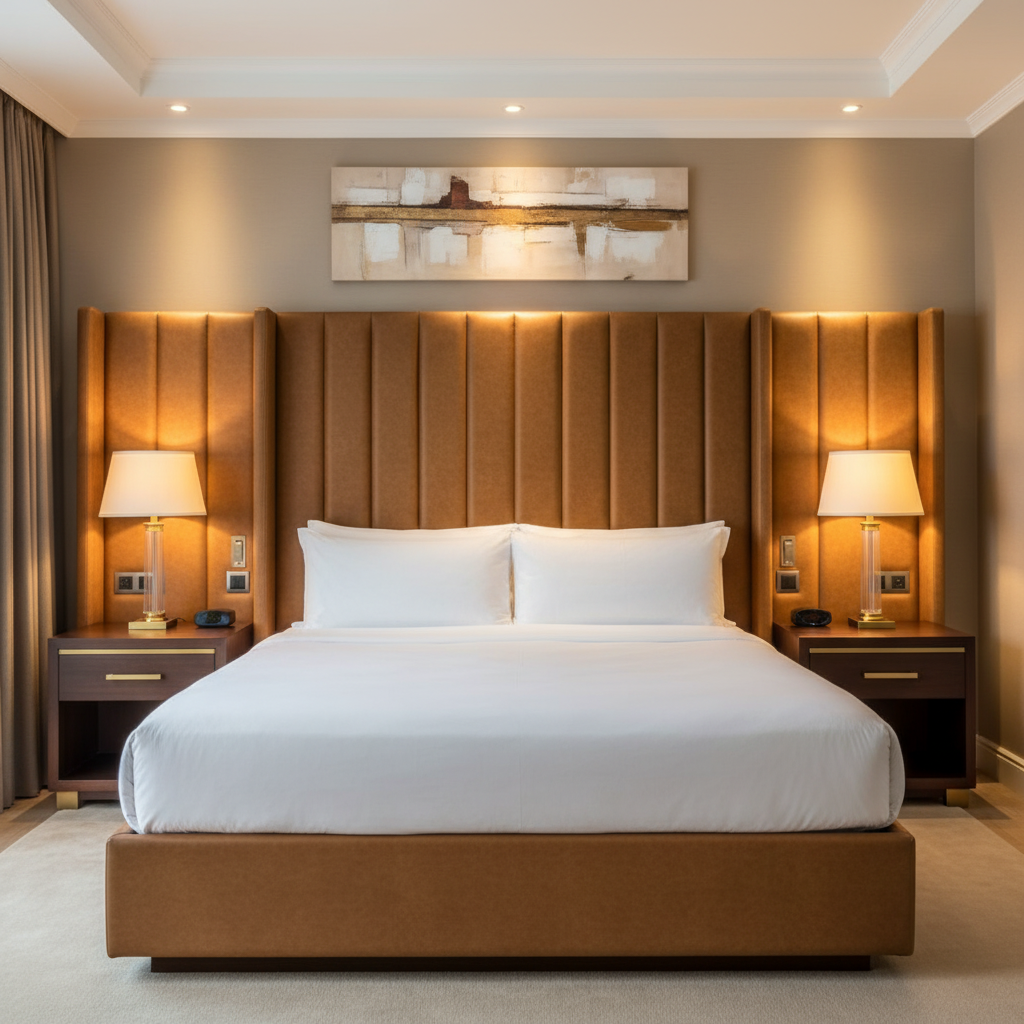 Luxury Cay - Ginger Upholstered Headboard | Architectural Fabrics