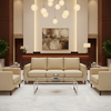 Rainbow Reef - Natural Upholstered Sofa | Architectural Fabrics