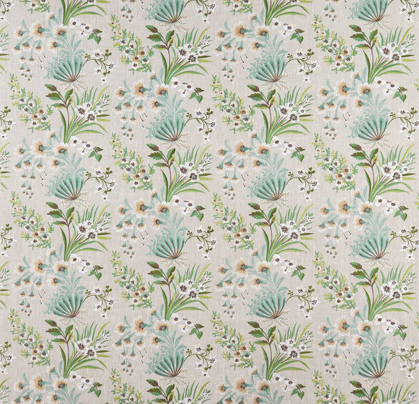 Nina Campbell Fabric - Oatmeal Beige Wallcovering | Nina Campbell