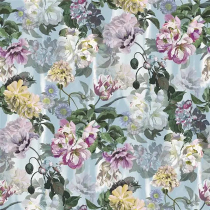Tulipa Stellata Panel 03 Blue | Designer's Guild Europe