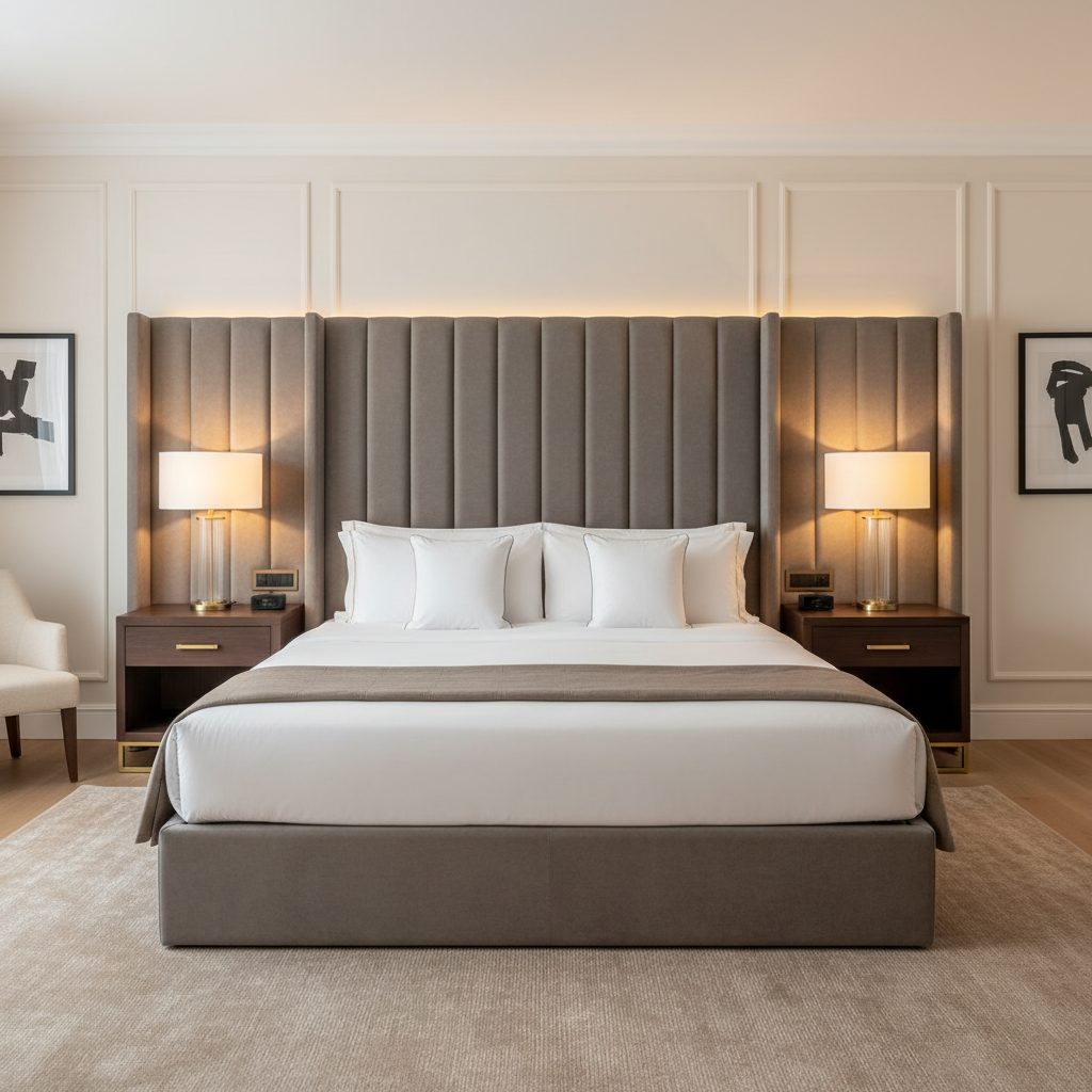 Red Hook - Shadow Upholstered Headboard | Architectural Fabrics