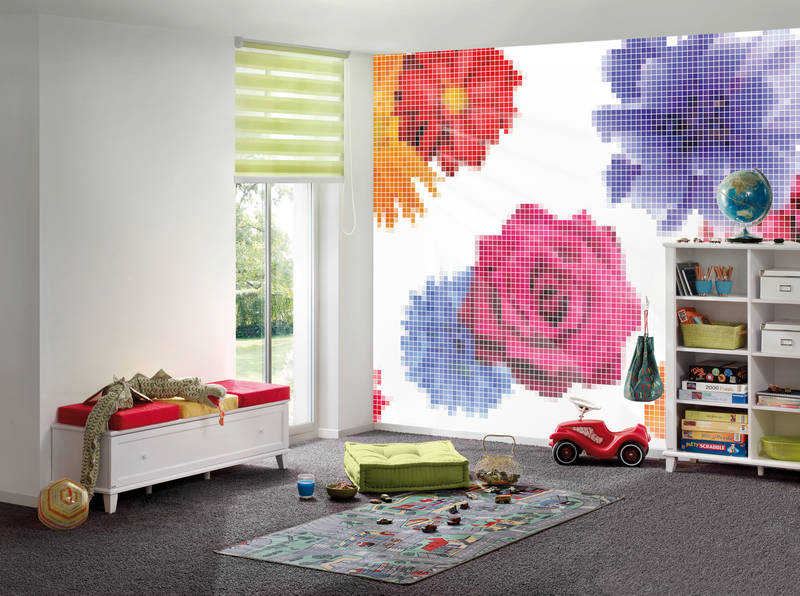 Architects Paper Photo wallpaper AP Digital 2 - Pink, Purple, Red, White Wallcovering | AS Creation