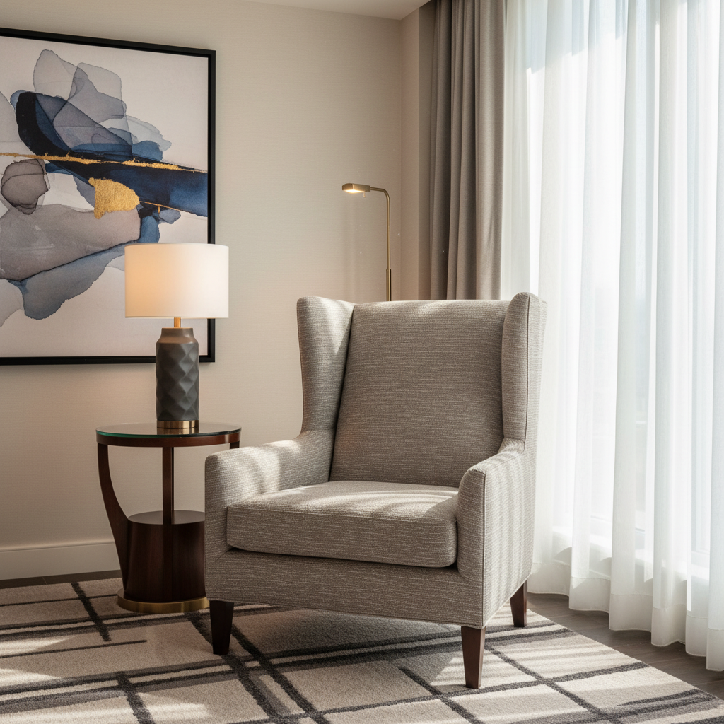 Abaca - Stone Weave Tekloom Performance Upholstered Chair | Architectural Fabrics