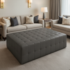 Puerto Plata - Shadow Upholstered Ottoman | Architectural Fabrics