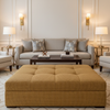 Bali - Bali Organic Cellulose Upholstered Ottoman | Architectural Fabrics