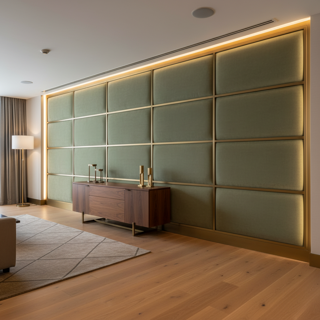 Nassau - Sprout Upholstered Wall Panel | Architectural Fabrics