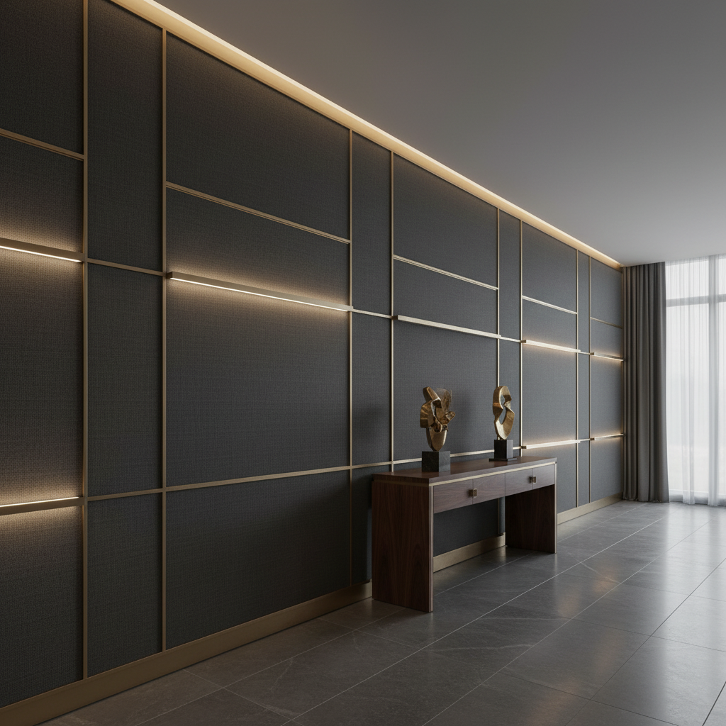 Peter Island - Crow Upholstered Wall Panel | Architectural Fabrics