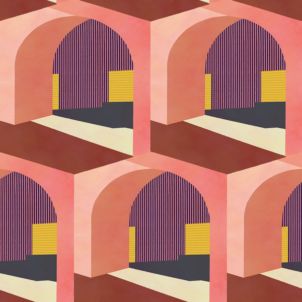 Soller Peach, Peach Wallcoverings | Newwall