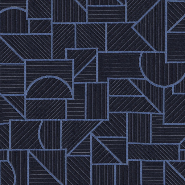 Road Trip, Dark Navy Wallcoverings | Designtex