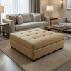 Basketry - Basketry Performance Vinyl Upholstered Ottoman | Architectural Fabrics
