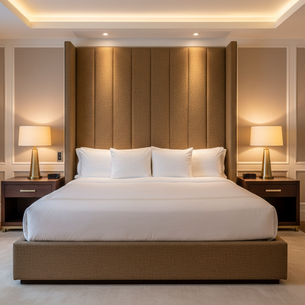 St. Eustatius - Reed Upholstered Headboard | Architectural Fabrics
