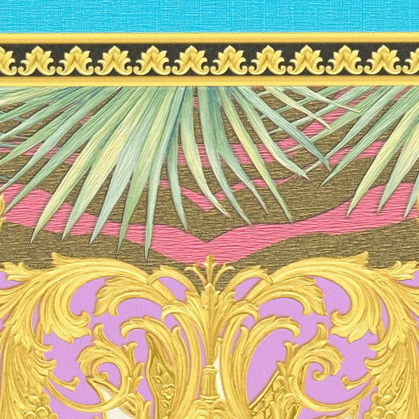 Versace Jungle Colorful Gold Wallcovering | Versace