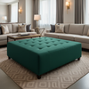 Peter Island - Holly Upholstered Ottoman | Architectural Fabrics