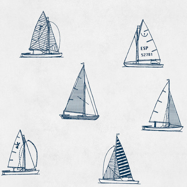Eslora Navy, Sample Vinyl Wallcoverings | Coordonné