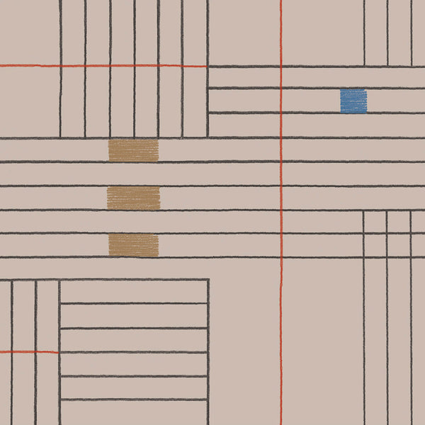 Parquet, Pale Taupe Wallcoverings | Designtex