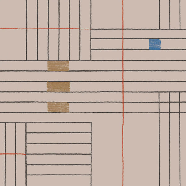 Parquet, Pale Taupe Wallcoverings | Designtex