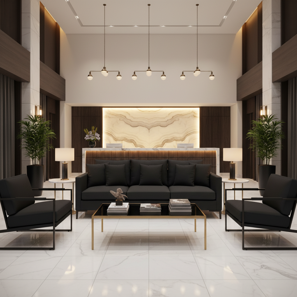 Maya Riviera - Ebony Upholstered Sofa | Architectural Fabrics