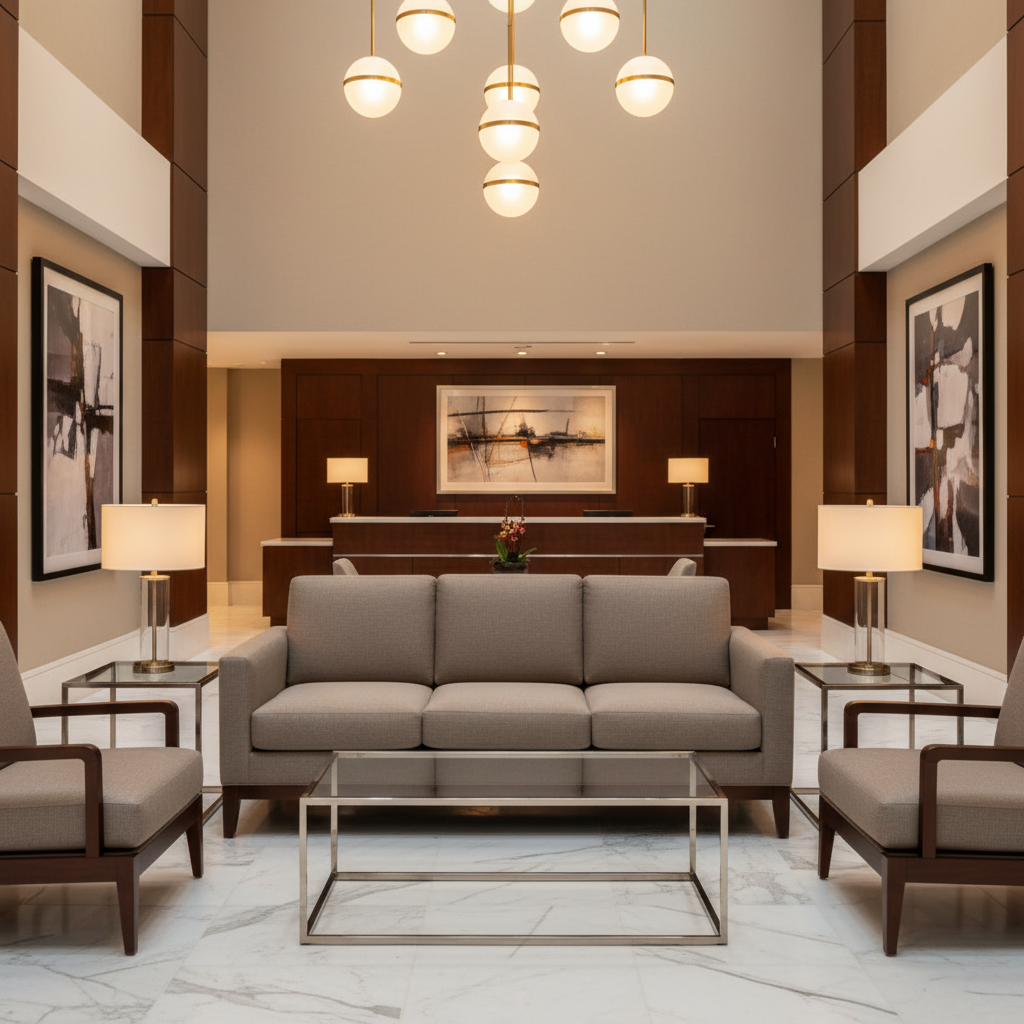 Savannah Bay - Espresso Upholstered Sofa | Architectural Fabrics