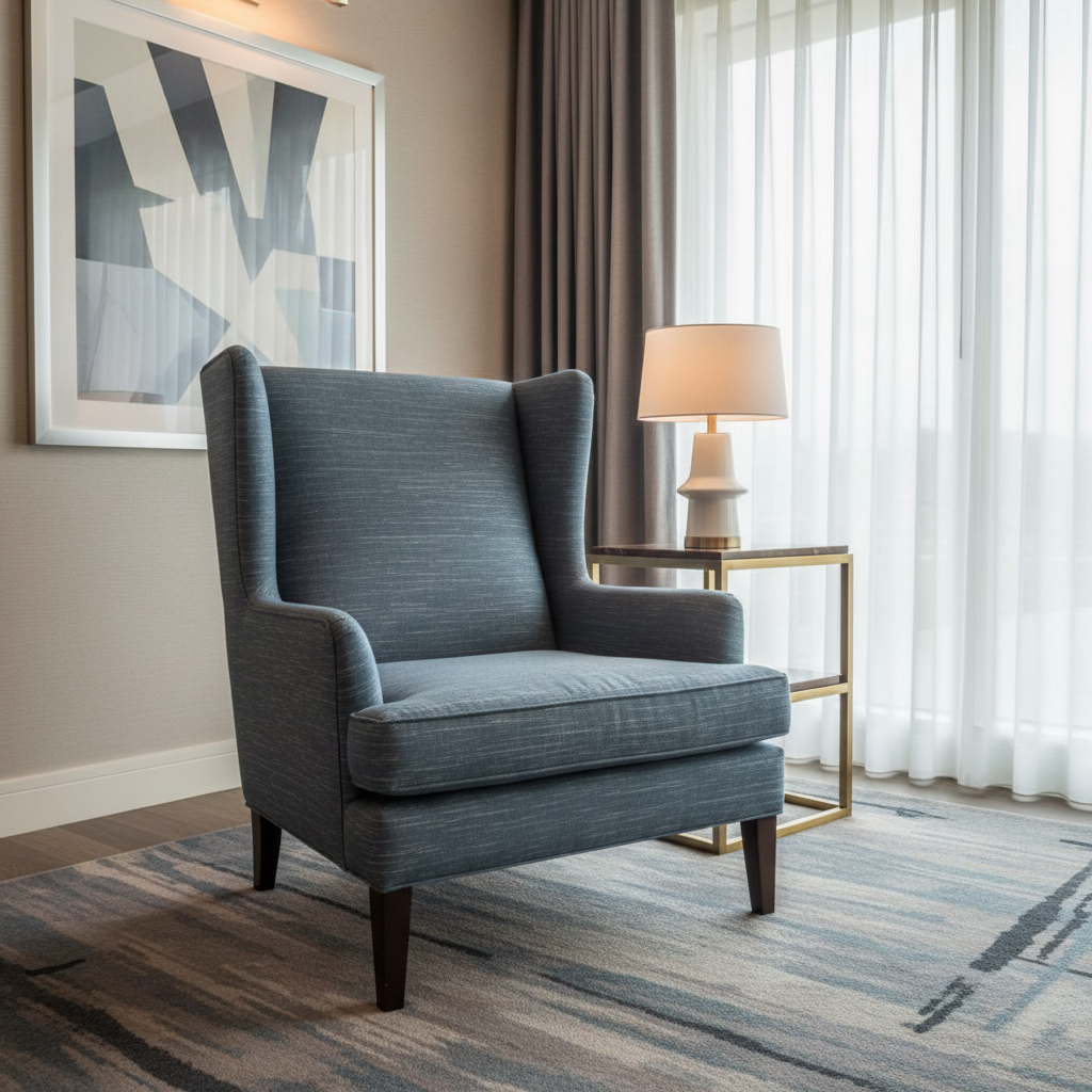 Tradewind Trace - Wave Upholstered Chair | Architectural Fabrics