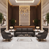 Aire Pebbled - Charcoal Breathable Polyurethane Upholstered Sofa | Architectural Fabrics