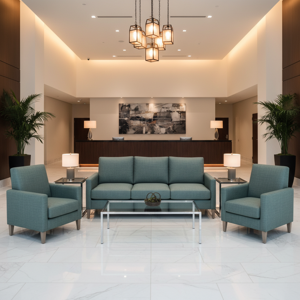 Turneffe - Forest Upholstered Sofa | Architectural Fabrics