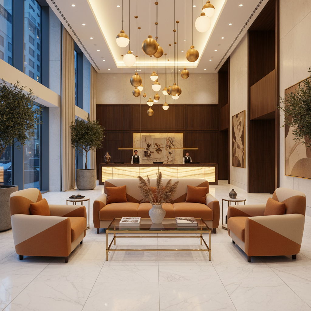 Ultrasuede  Wheat Brown, Cream, Orange Upholstered Sofa | Ultrasuede Upholstery