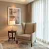 Linen Island - Moonlit Upholstered Chair | Architectural Fabrics