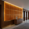 Thatch Cay - Saffron Upholstered Wall Panel | Architectural Fabrics