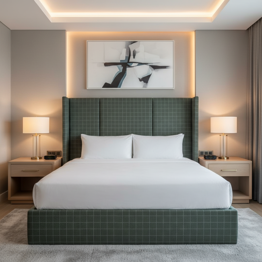 West End - Marina Upholstered Headboard | Architectural Fabrics