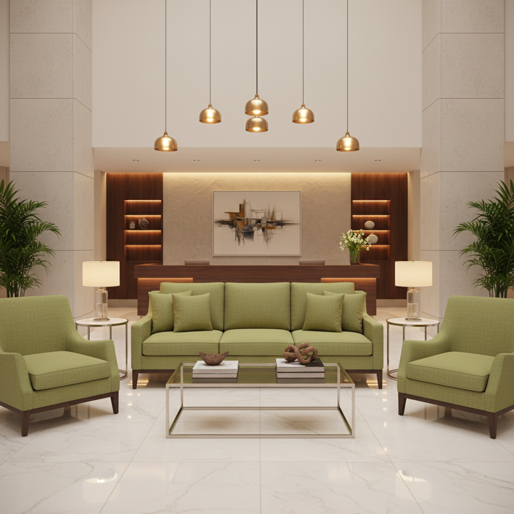 Parrot Cay - Spring Upholstered Sofa | Architectural Fabrics