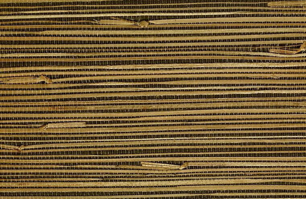 Kipulua Grasscloth Natural On Deep Charcoal Memo Sample | Phillipe Romano