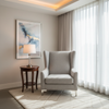 Tweed Bay - Fog Upholstered Chair | Architectural Fabrics