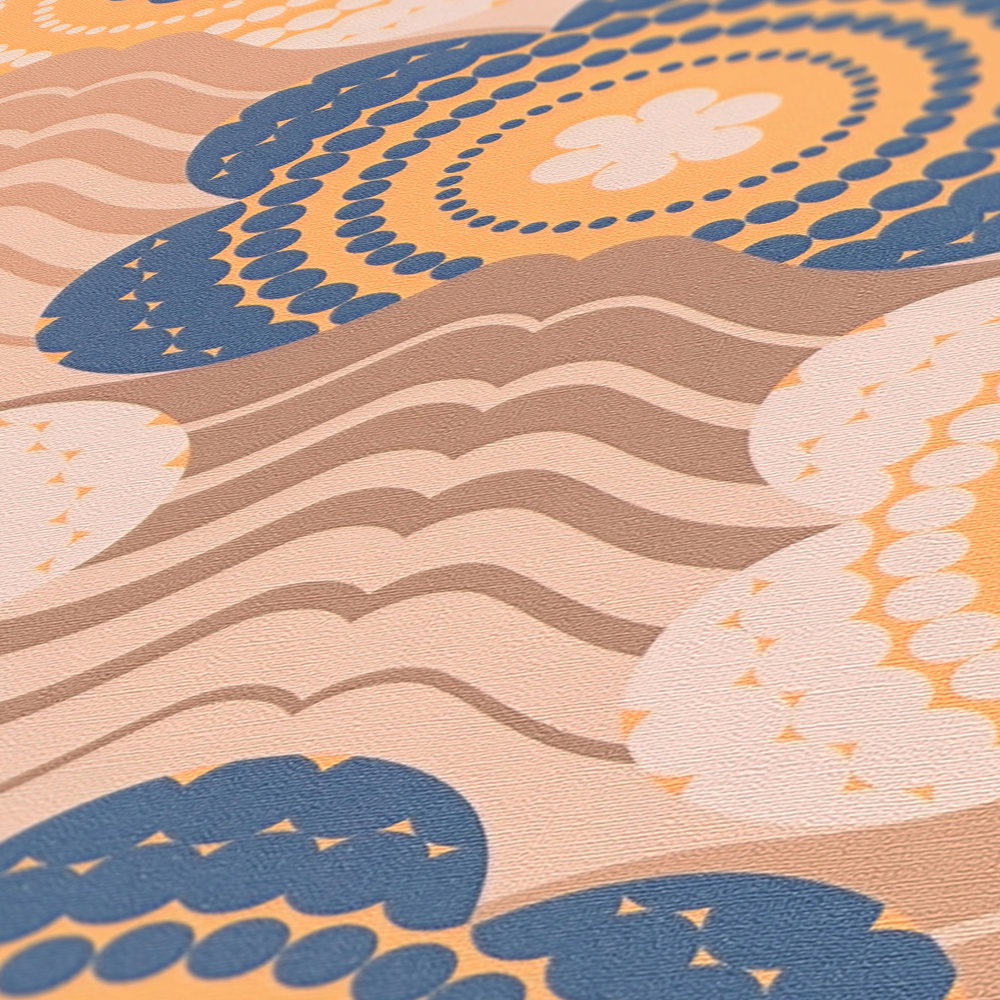 Retro Chic Beige Wallcovering | AS Creation