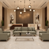 Pinnacle Rock - Parsley Upholstered Sofa | Architectural Fabrics