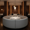 Punch Bowl - Aluminum Upholstered Banquette | Architectural Fabrics