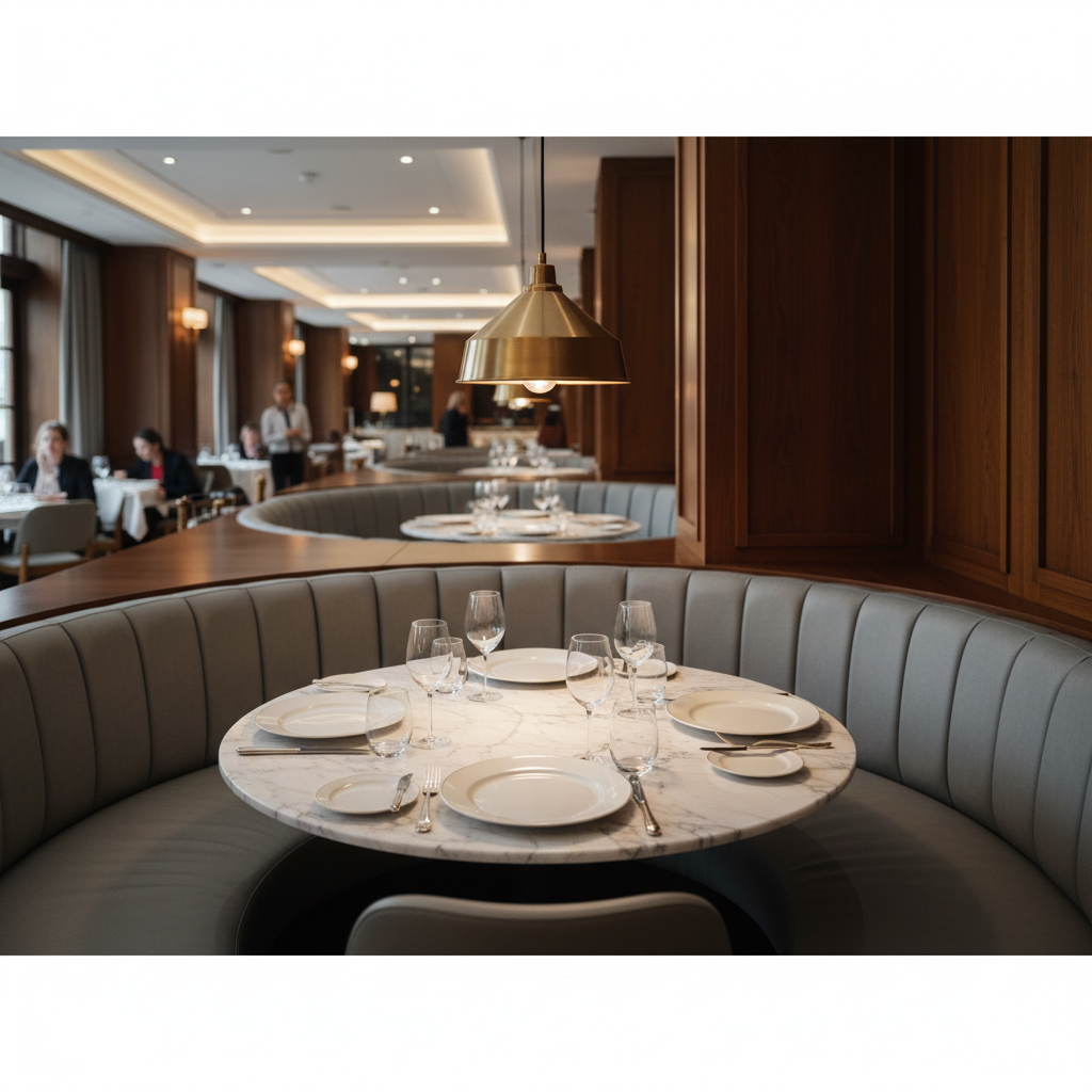 Kralendijk - Shadow Upholstered Banquette | Architectural Fabrics