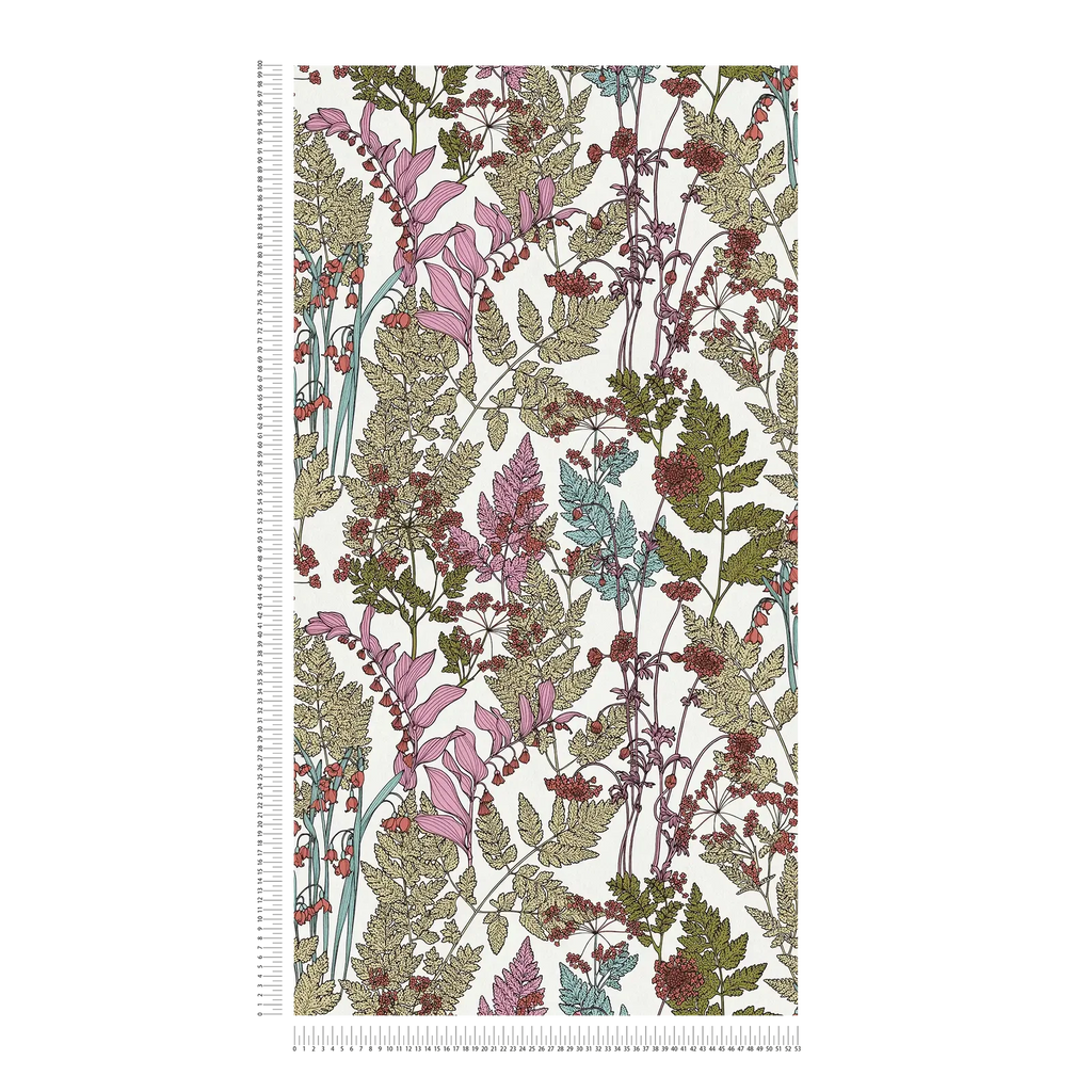 Floral Impression Cream Wallcovering | AS Creation