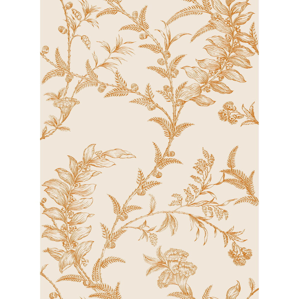 Ludlow - Peach Beige By Cole & Son |  |Botanical & Floral  Wallcovering Print