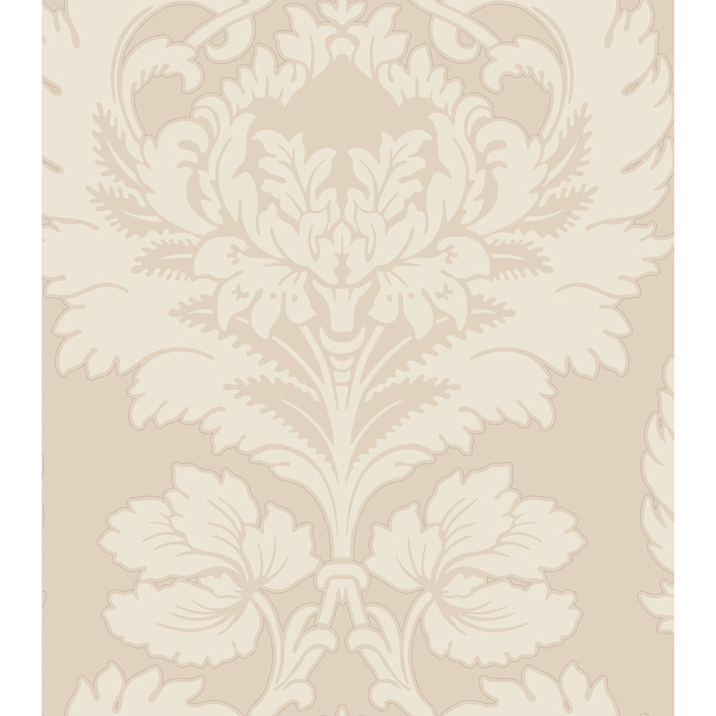 Hovingham - Creme Beige By Cole & Son |  | Damask Wallcovering Print