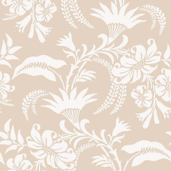 Cranley - Toast Brown By Cole & Son |  | Paisley Wallcovering Print