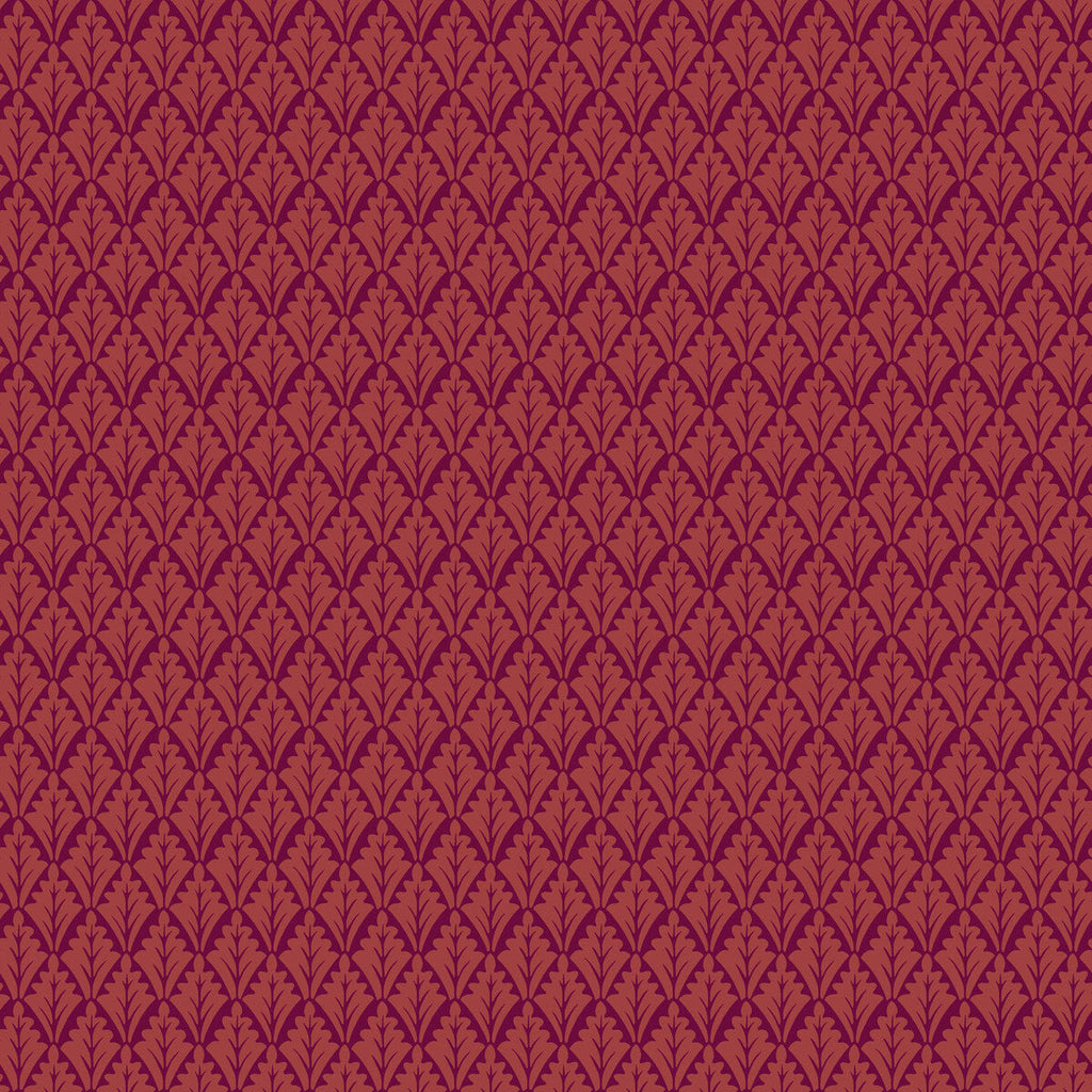 Lee Priory - Rouge Burgundy/Red By Cole & Son |  |Botanical & Floral Small Scale Wallcovering Print