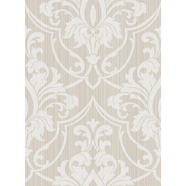 St Petersburg Dsk - Tan Beige By Cole & Son |  | Damask Wallcovering Print
