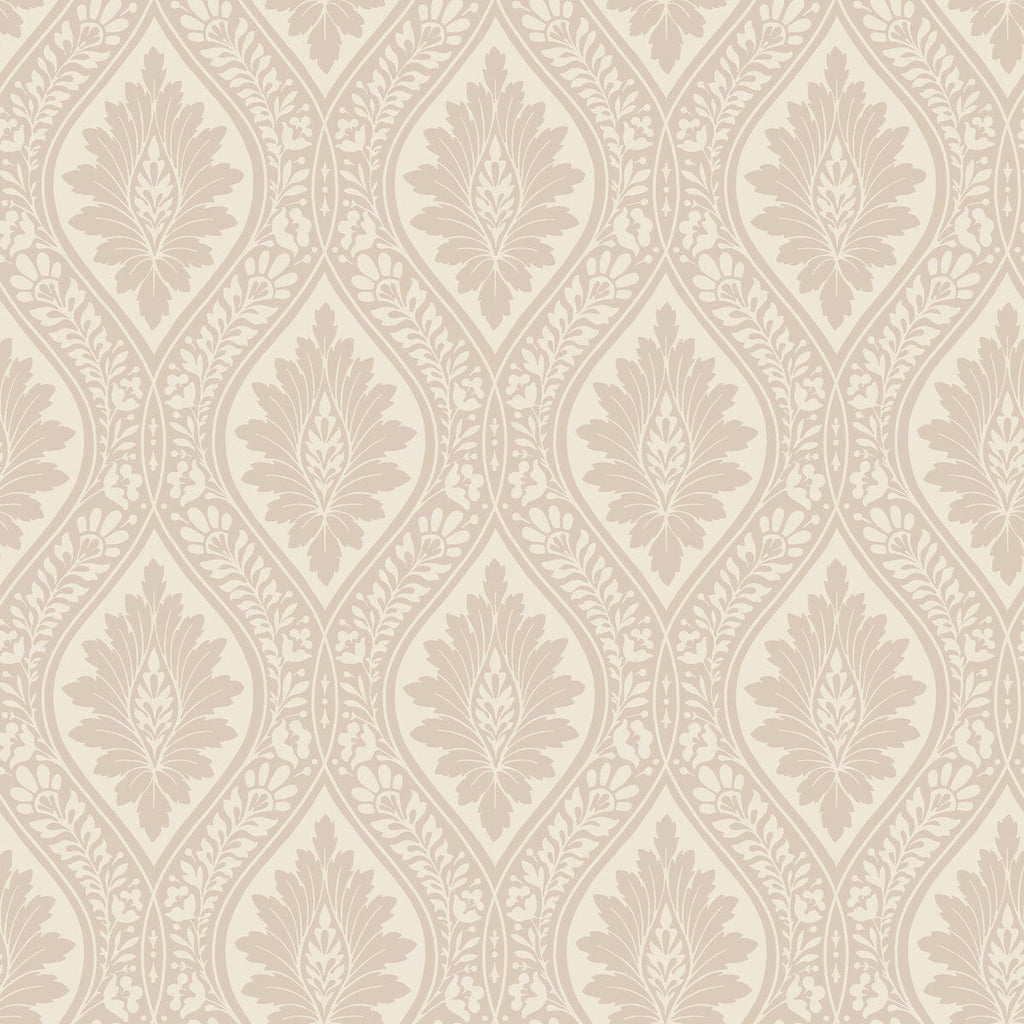 Florence - Tan Beige By Cole & Son |  | Damask Wallcovering Print