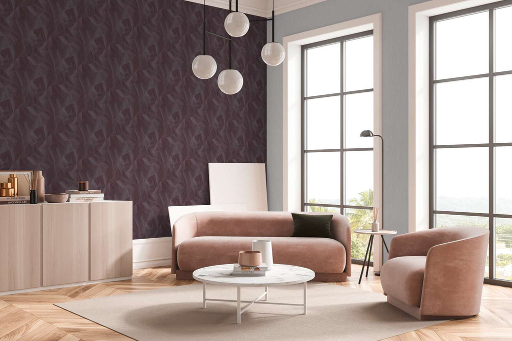 Daniel Hechter 7 Dark Purple Wallcovering | AS Creation