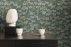 Drawn Into Nature Teal Wallcovering | AS Creation