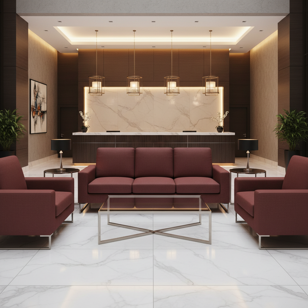 Maho Bay - Ruby Upholstered Sofa | Architectural Fabrics
