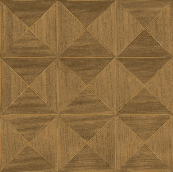 Cold Spring Harbor-Bronze Wood Veneer Wallcovering | Phillipe Romano