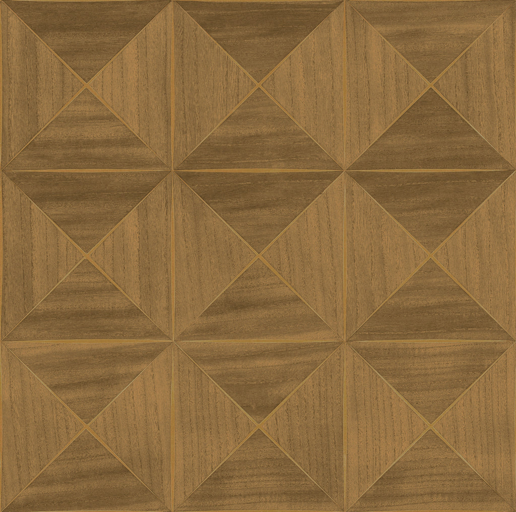Cold Spring Harbor-Bronze Wood Veneer Wallcovering | Phillipe Romano — WOOD-500700