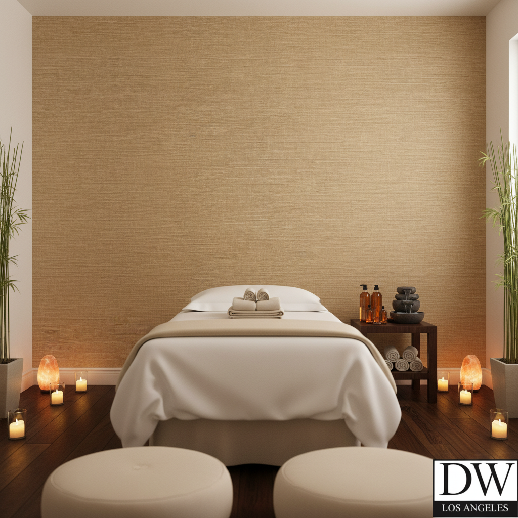 Marseilles Vinyl | Hollywood Wallcoverings - Healthcare Waiting Room commercial room setting